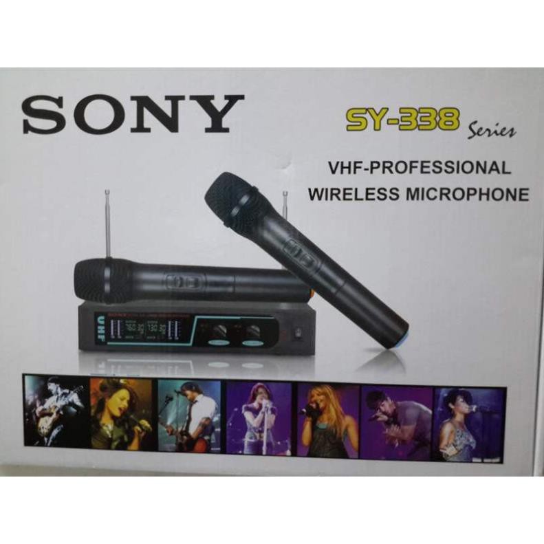 ( GIÁ TỐT NHẤT ) Micro không dây SONY SY-338 (2 mic) !!