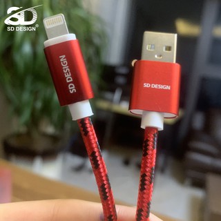 Cáp Sạc iPhone, Micro, Type C dây dù chính hãng SD DESIGN L1 sạc điện thoại ổn định, Bảo Hành 1 Đổi 1