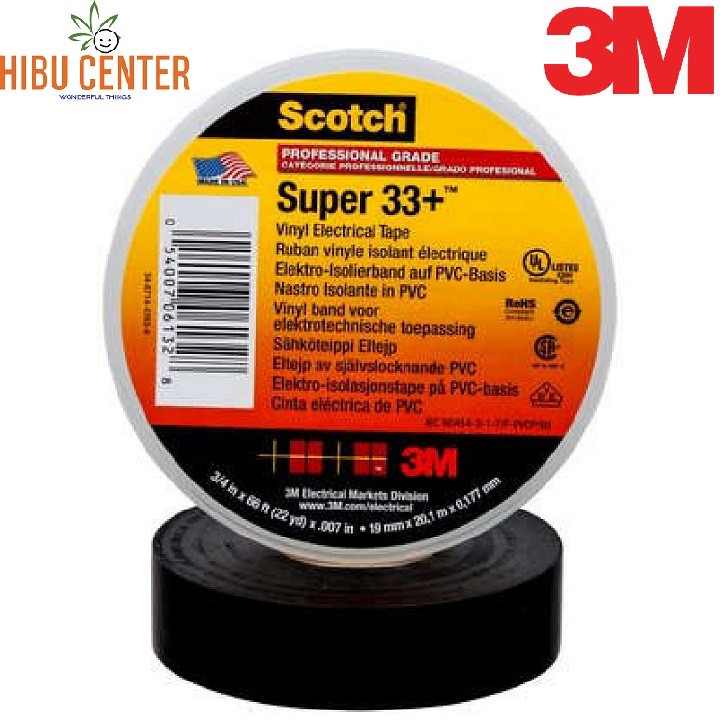 Cuộn Băng Keo Cách Điện 3M 33+