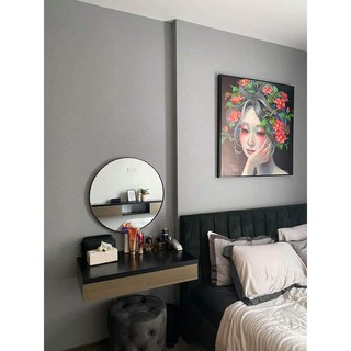 Gương tròn treo tường phòng ngủ, nhà tắm, nhà khách - Liki Decor D50 phôi gương nhập