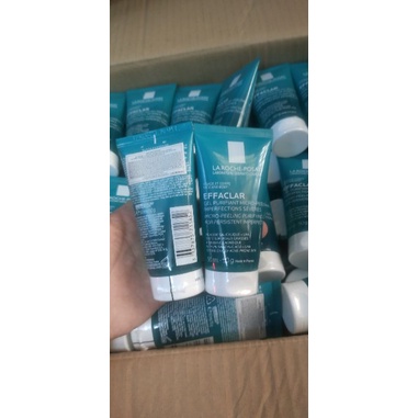 Gel RỬA MẶT và TẮM "2 trong 1" EFFACLAR MICRO - PEELING Purifying La Roche Posay 50ml