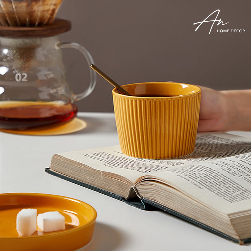 Cốc đĩa ly cà phê Cafe gốm sứ 200ml | BigBuy360 - bigbuy360.vn