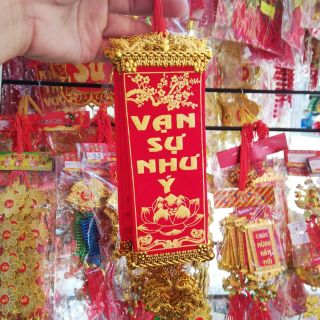Liễn trung treo mai, đào dịp tết dài 40cm !!!