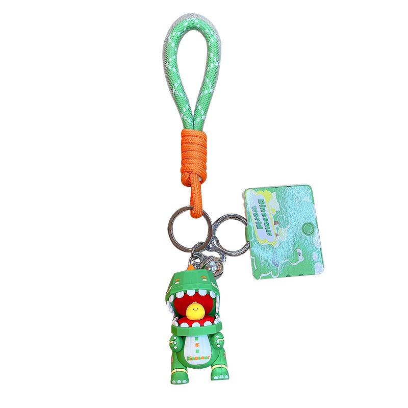 Móc Khóa Hình Khủng Long Hoạt Hình Dễ Thương