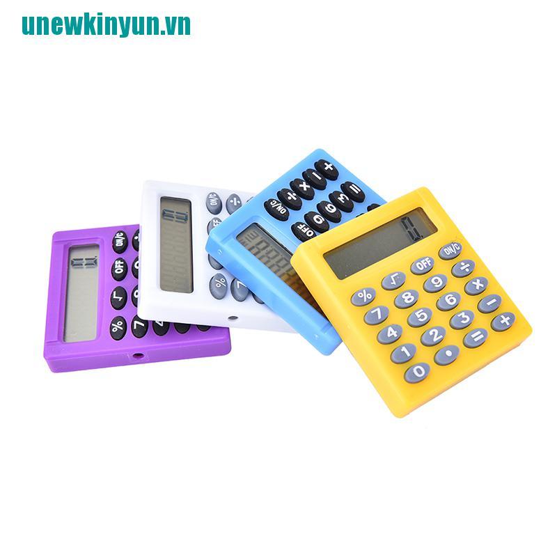 Uny☌Máy Tính Điện Tử Mini Màu Sắc Ngọt Ngào Cho Học Sinh