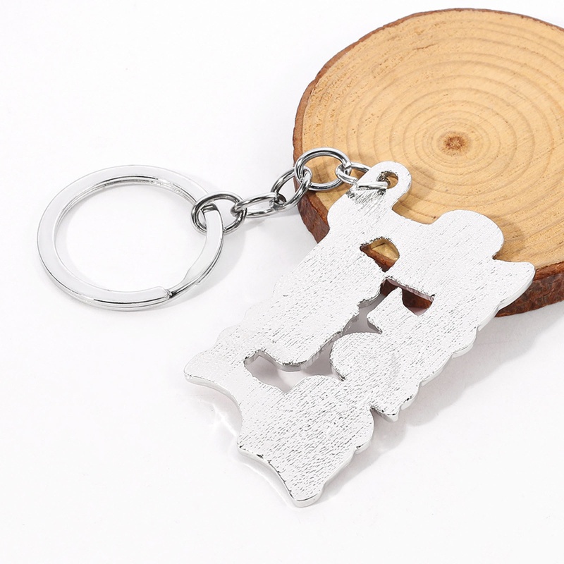 Móc Khóa Kim Loại Hình Chữ Kill Bill Pussy Màu Hồng