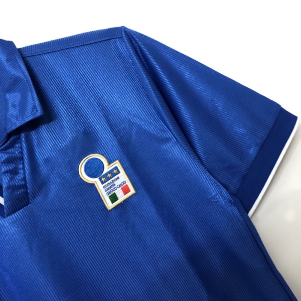 Áo Thun Bóng Đá Ngắn Tay Phong Cách retro Ý 98 Size S-XXL