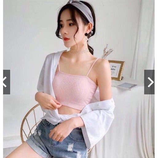 Áo Bra Quây Gân Tăm Co Giãn, Bra Gân Tăm Cực Đẹp mã 809