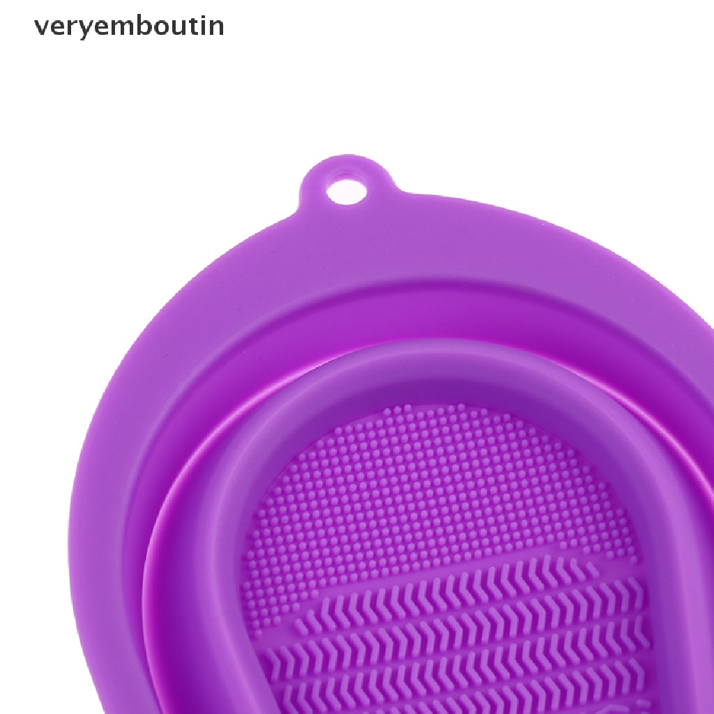 [Hàng mới về] Tấm bản chải vệ sinh mỹ phẩm có thể gập lại