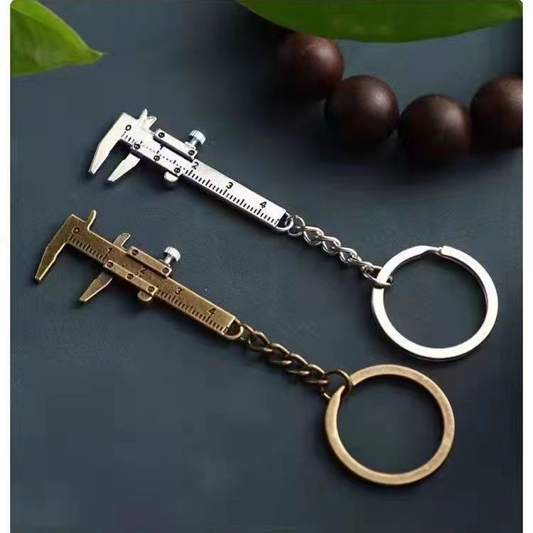 Miễn Phí Vận Chuyển → Mini Tiện Lợi Vernier Caliper 0-40mm Móc Khóa Dụng Cụ Di Động Mặt Dây Chuyền Dụng Cụ Đo Móc Khóa Hợp Kim Kẽm → Giá Đặc Biệt Siêu Thấp