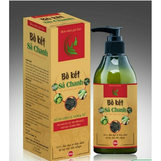 Dầu gội Bồ Kết Sả Chanh Hoa Bưởi 300ml