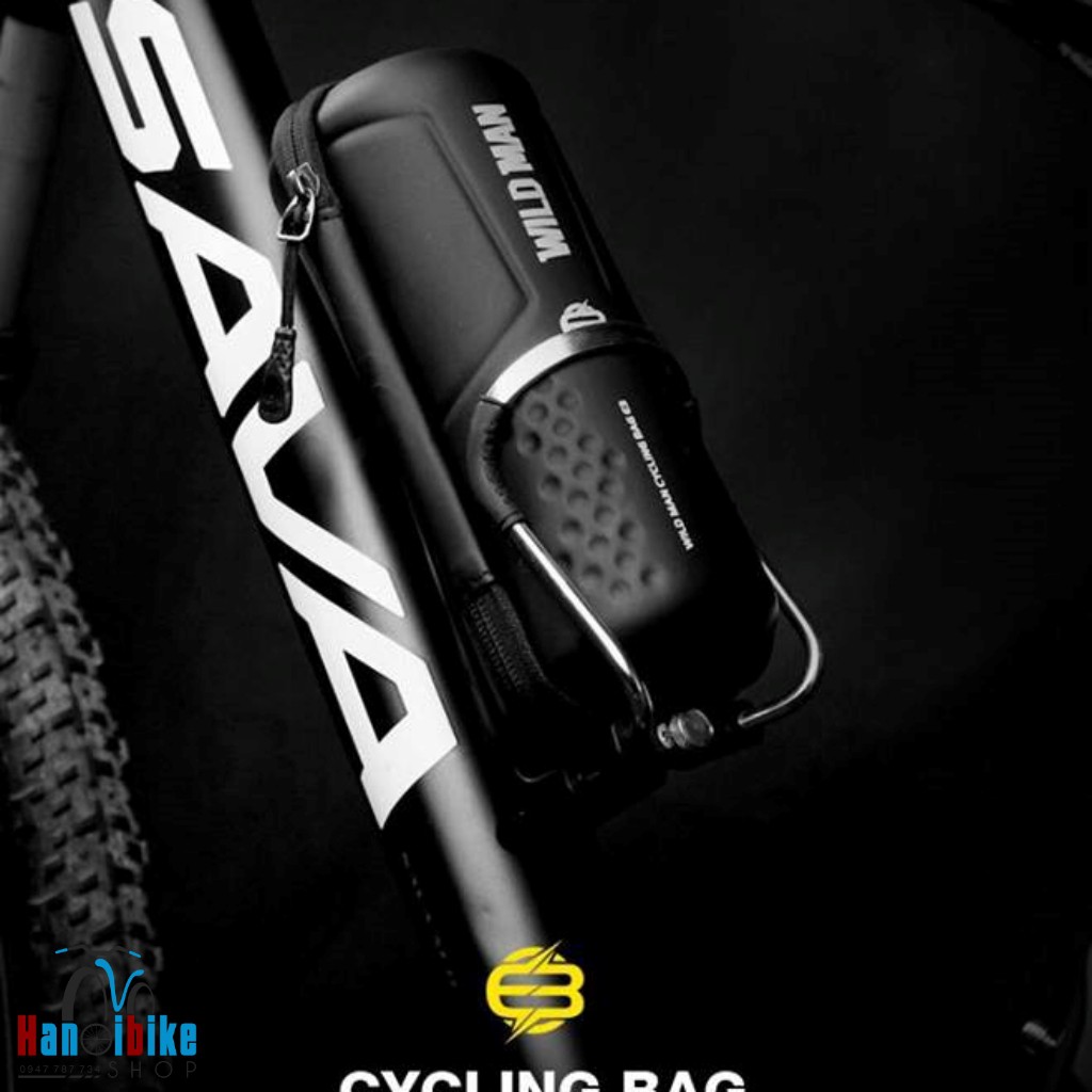 Túi kéo khóa Đựng Đồ Chống Nước Gắn Khung Xe Đạp Tiện Lợi