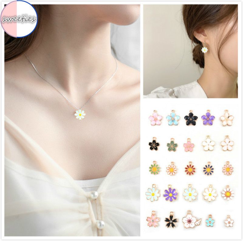 40 Mặt vòng cổ Hình Hoa Cúc Bằng Hợp Kim