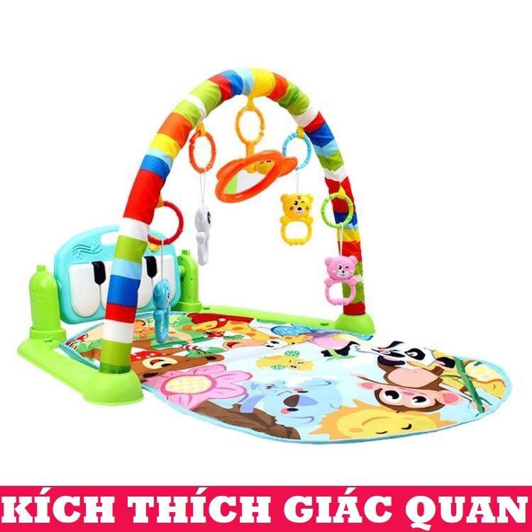 [RẺ VÔ ĐỊCH] Thảm Nhạc Cao Cấp Cho Bé Nằm Chơi, Có Đàn Piano Vui Nhộn Kích Thích Phát Triển Giác Quan Cho Bé