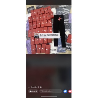Quần leging thêu lo go hộp đỏ