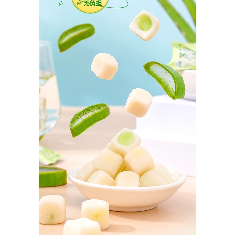 [ Thơm ngon ] Combo 300g kẹo dẻo sữa chua vị Nha đam, vị chanh, vị lê /Kẹo dẻo sữa chua nhân hoa quả ăn hoài không ngán