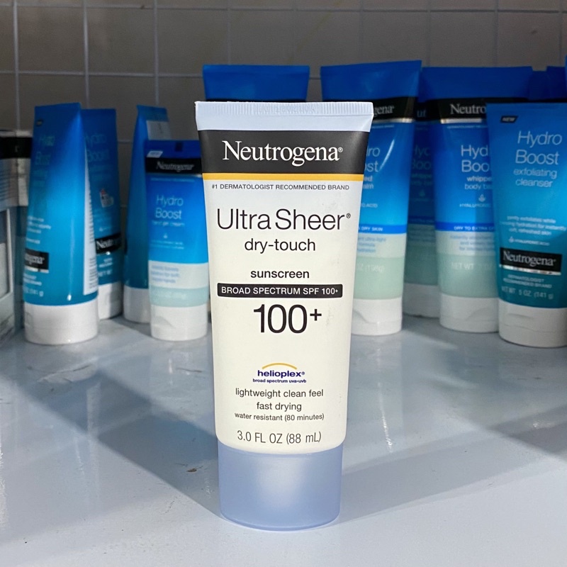 Kem chống nắng Neutrogena Ultra Sheer Dry Skin SPF 55 SPF 70 SPF 85 SPF 100 88ML
