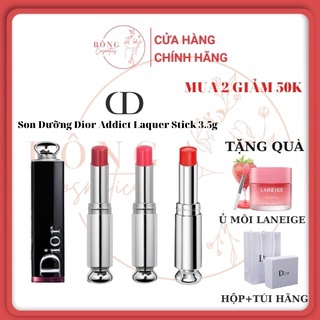 Son dưỡng môi Dior có màu full size 3.5g, Bông-comestics