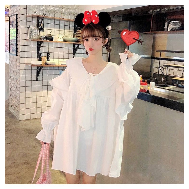 Đầm Babydoll Form rộng bánh bèo 1184