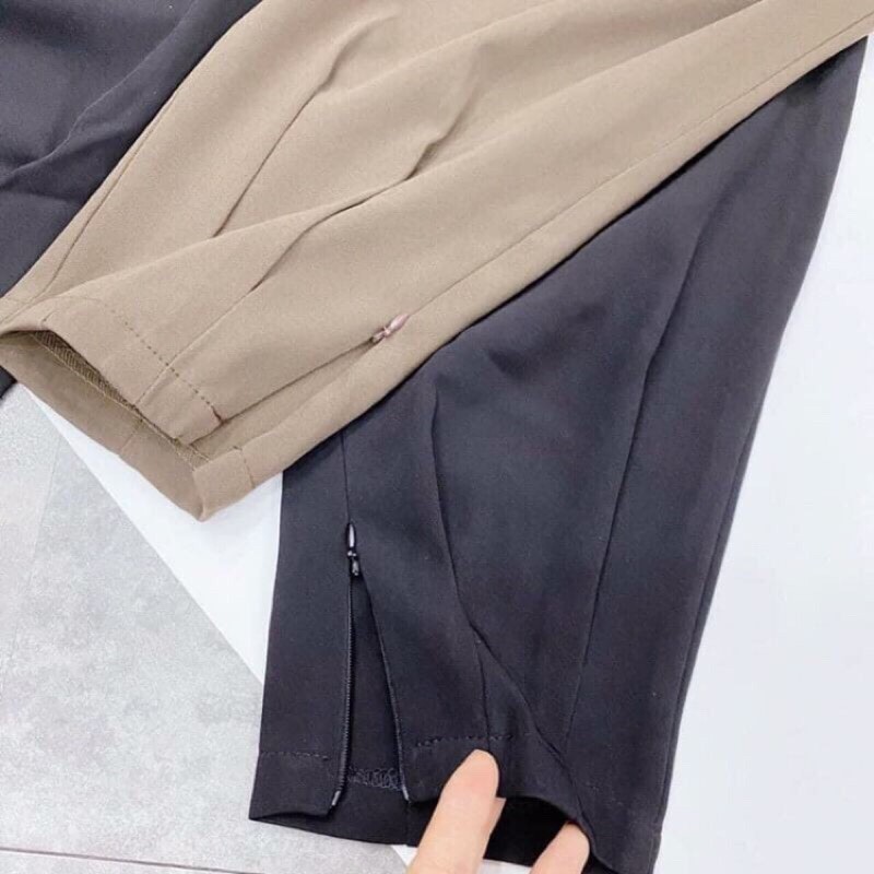 Quần Baggy thụng khoá chân xếp ly gấu hot hit