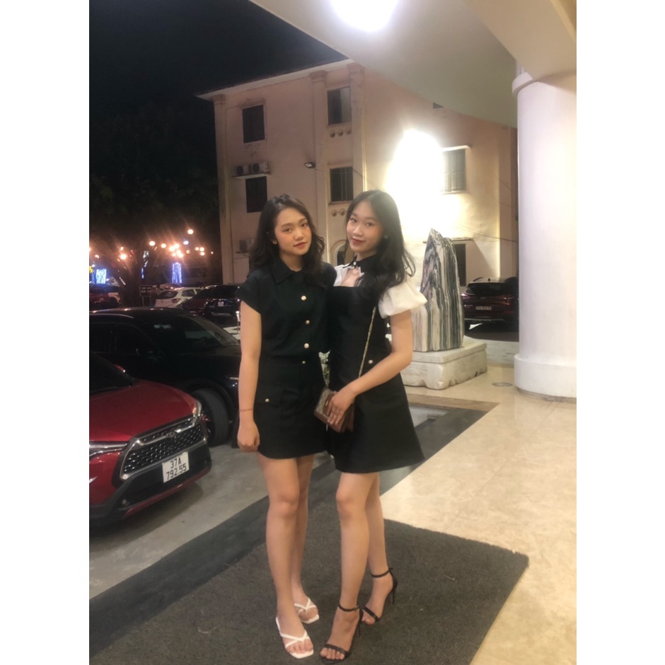 Set áo chân váy EVANIA set váy nữ áo mặc với chân váy chất vải KAKI lên form đẹp áo phối chân váy KQA0079