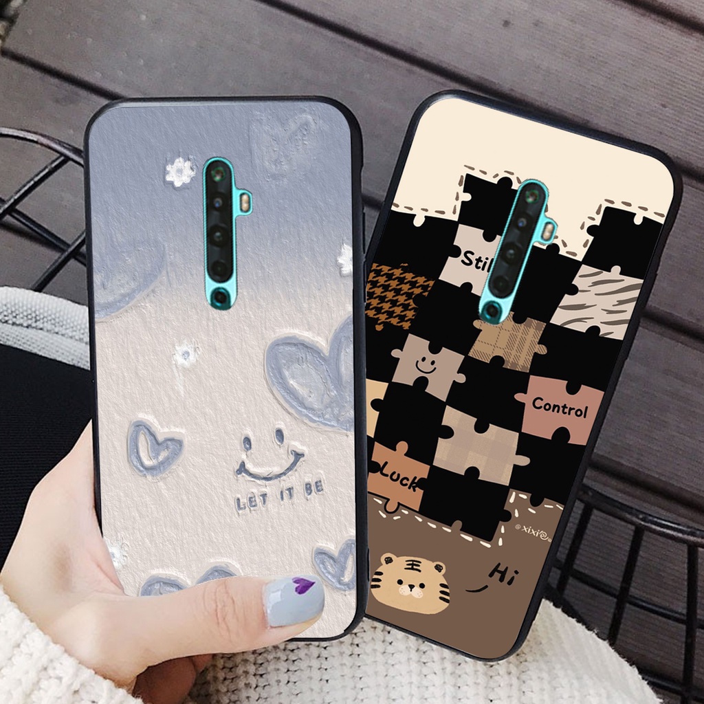 Ốp lưng Oppo RENO 2 / 2F / 2Z in hình cao cấp mẫu kẻ caro,mikenbe@r siêu hot