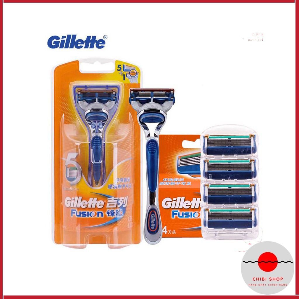 Dao cạo râu Gillette Fusion 5 lưỡi của Nhật Bản