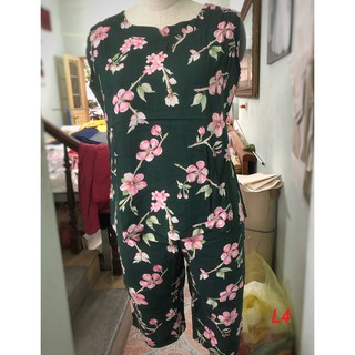 Bộ mặc nhà cho mẹ bộ lanh trung niên lửng sất nách siêu mát