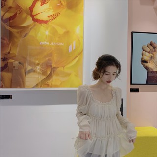 (SẴN) Áo voan búp bê