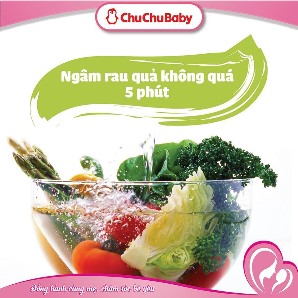 Nước rửa bình sữa và rau quả ChuChu Baby