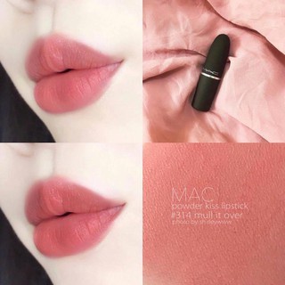 (HTN192)Son MAC Powder Kiss màu 314 - Mull It Over cam đất