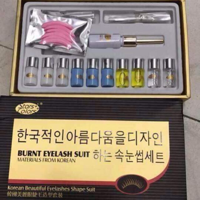 Sét uốn mi đen hàn quốc