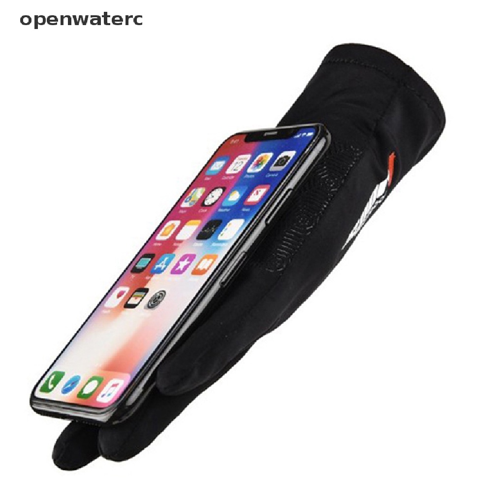 Găng Tay Đạp Xe Vải Lụa Lạnh Thoáng Khí Chống Trượt Có Thể Chạm Màn Hình Cảm Ứng