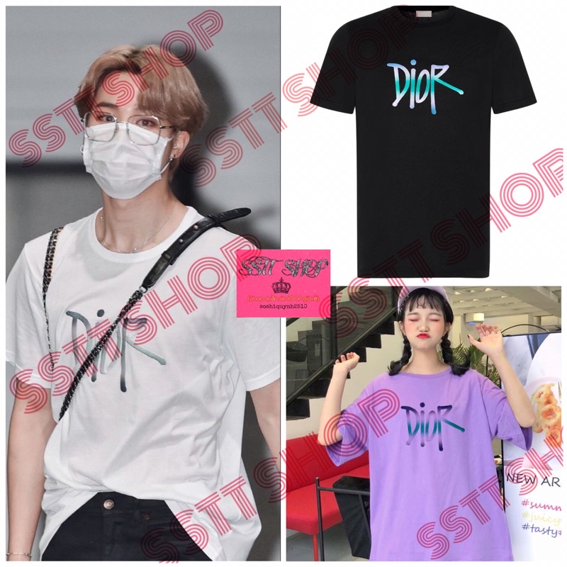 Áo BTS JIMIN Dior chữ 7 màu