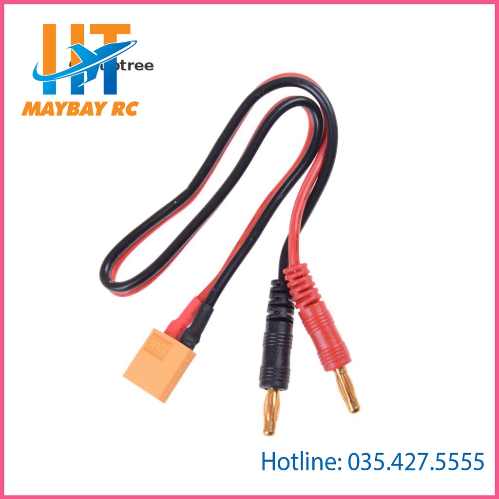 Dây Cáp Sạc Pin Lipo Xt60 4mm dây silicon awg 14