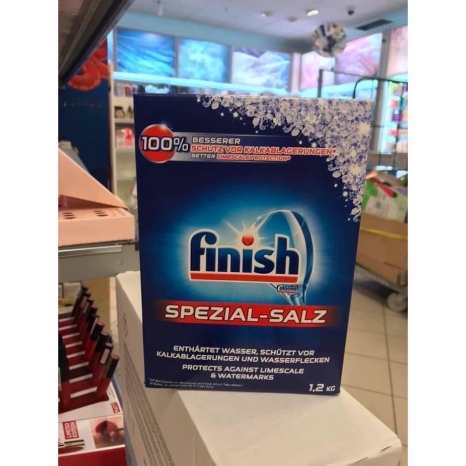 Combo Bột Rửa Bát Finish Nhật 2,2kg + Nước làm bóng finish 750ml + Muối rửa bát Finish 1,2kg