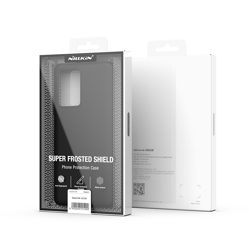 Ốp điện thoại NILLKIN PC cứng nhám chống sốc chống bám dấu vân tay thích hợp cho Xiaomi 12/ 12X/ 12S