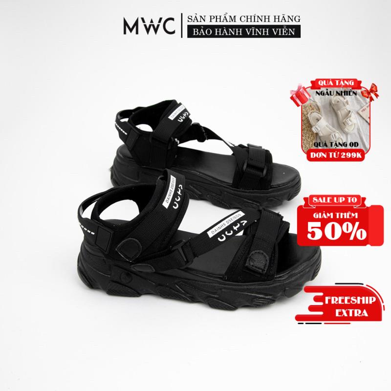 Giày sandal nữ đế cao quai cách điệu cá tính MWC NUSD- 2849