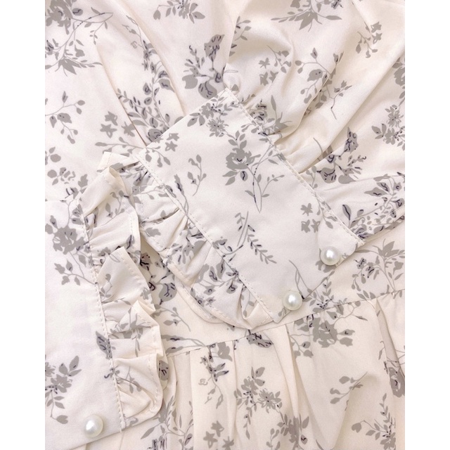 Váy Hoa Nhí Vintage [Freeship] Đầm Nữ Maxi Hoa Cổ Vuông bánh bèo hoa nhí Full Size | BigBuy360 - bigbuy360.vn