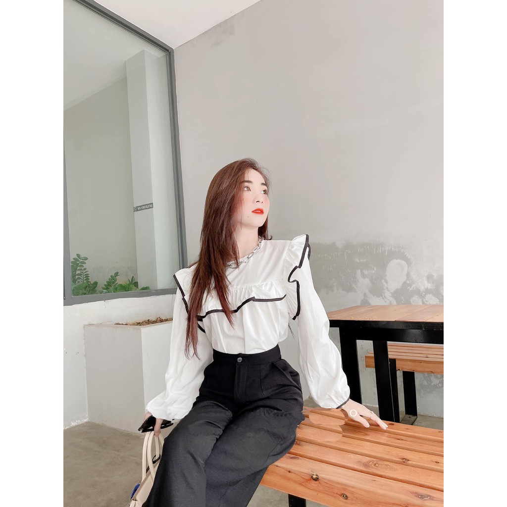 QUẦN TÂY ỐNG RỘNG NỮ, QUẦN TÂY ỐNG RỘNG LƯNG CAO MÀU ĐEN CAO CẤP BABO ĐỦ SIZE S, M, L SIÊU PHONG CÁCH CỰC XỊN SÒ