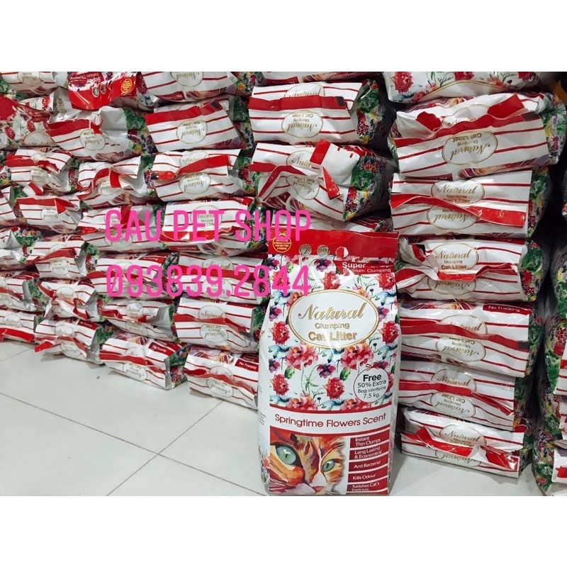 Cát vệ sinh Ấn Độ  7.5kg lót chuồng Hamster &  Mèo