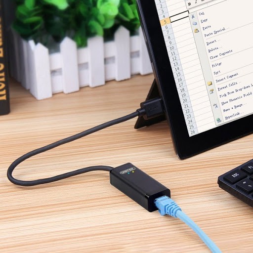 Cáp chuyển đổi USB 3.0 to LAN 10/100/1000 Gigabit Ethernet Unitek Y3470