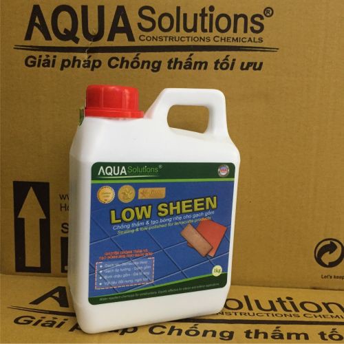 Chống thấm tạo bóng gạch đất nung LOWSHEEN - bình 1kg | Chất chống thấm tạo bóng gạch tàu uy tín hàng đầu VN