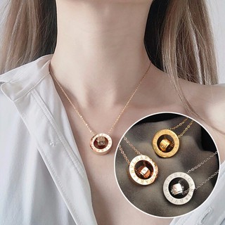 DÂY CHUYỀN TITAN CAO CẤP 2 NHẪN LỒNG BVLGARI TN029 - Siêu đẹp, bền màu, chuẩn thời trang