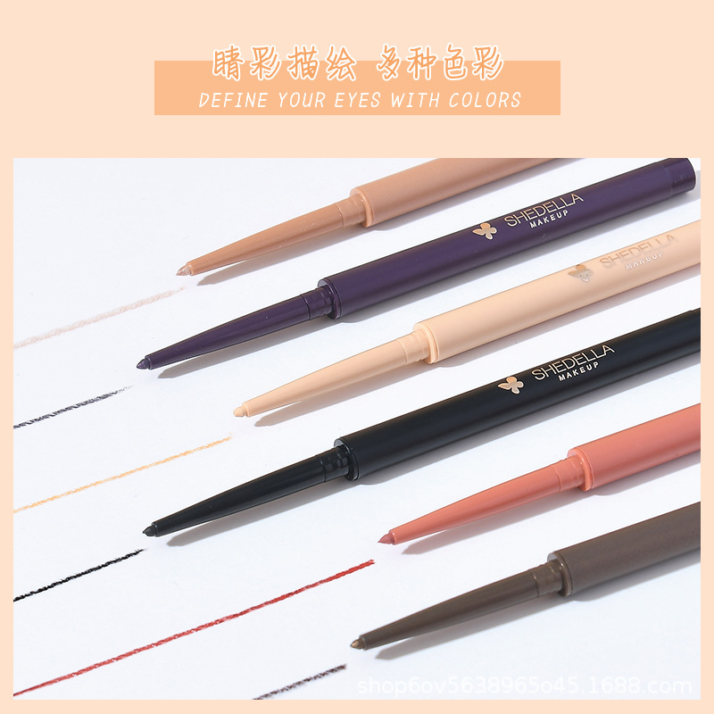 Color Waterproof Eyeliner Pencil No Bloom Makeup Student, Beginner, New Long Lasting Silk Brown Female | BigBuy360 - bigbuy360.vn