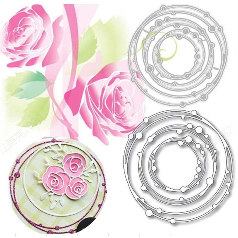 Khuôn cắt giấy bằng kim loại dùng trang trí DIY