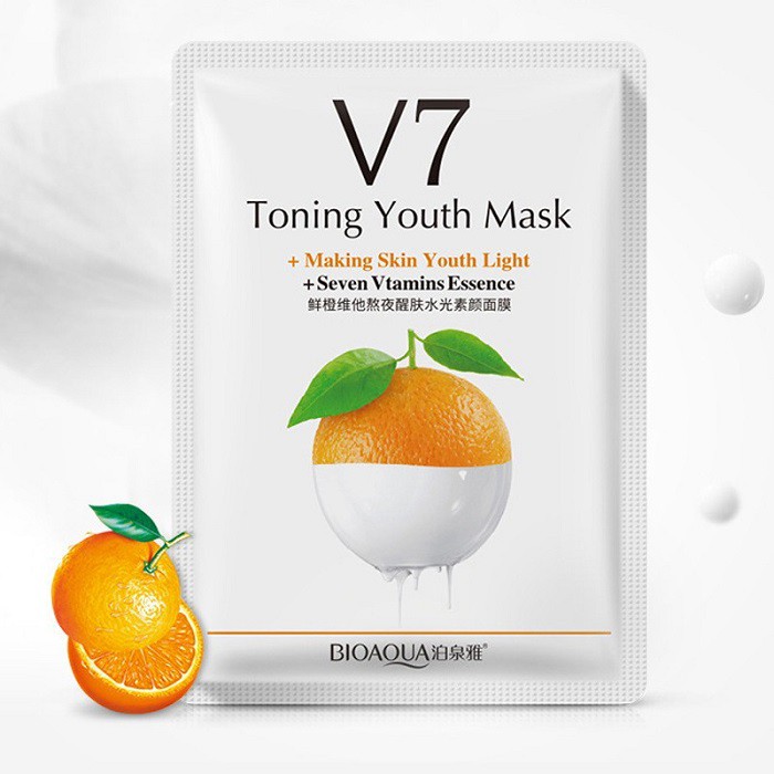 Mặt nạ V7 Toning Youth Mask nội địa Trung Bioaqua