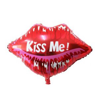 (XẢ KHO) BÓNG TRÁNG NHÔM TRUNG MÔI KISS ME 45CM, BÓNG KIẾNG TRANG TRÍ TIỆC