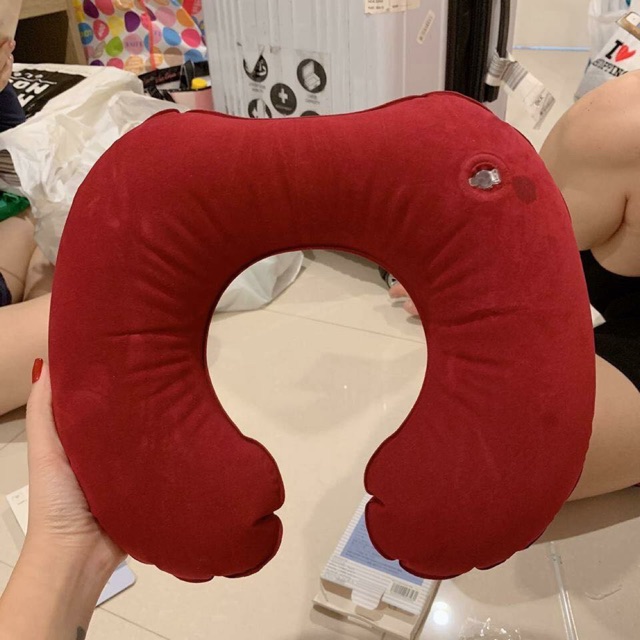 Gối Cổ Chữ U Bơm Hơi