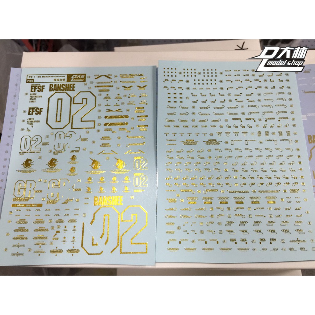 Decal miếng dán kim loại PG Banshee
